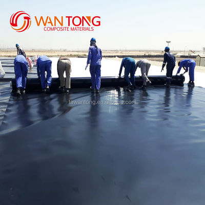GB/ASTM GRI-GM13 Τυποποιημένη γεωμεμβράνη HDPE για υπεριώδη υδατοκαλλιέργεια