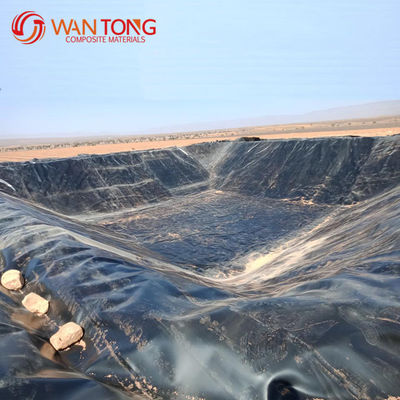 HDPE LDPE LLDPE PVC Geomembrane Liner λίμνη για ψάρια γαρίδες δεξαμενή στην Ινδονησία