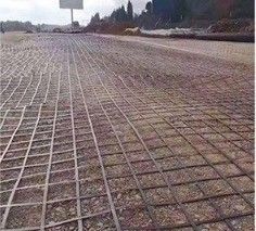 Μαύρο Γεωτεξτύλιο Μη υφασμένο Δυάξιο Πλαστικό Γεωκόρτι Γεωκόρτι Αντιφραγμάτων