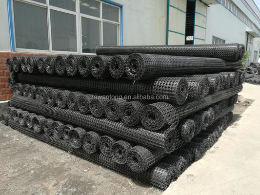 Δρόμος Ενισχύσεις Διάξιο πλαστικό Geogrid 40-40kn για οδικό δίχτυ στην κατασκευή