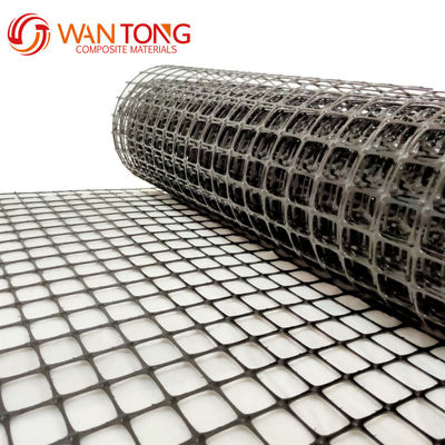 Κινέζικο στυλ σχεδιασμού 50-50kn/M PP Bi-Axial Plastic Geogrid για Σιδηροδρόμους και Αεροδρόμια