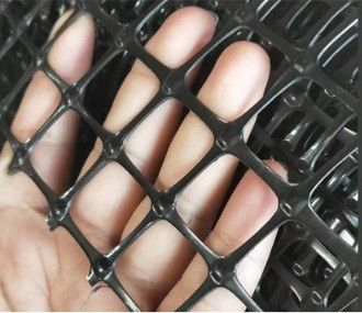 PP Biaxial Geogrid 40kn για την ενίσχυση οδών Elite Sale Black Εκπαίδευση οδικών Geo Grids