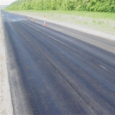 Ενίσχυση οδού 60kn Fiberglass Biaxial Geogrid με πιστοποίηση ISO Standard