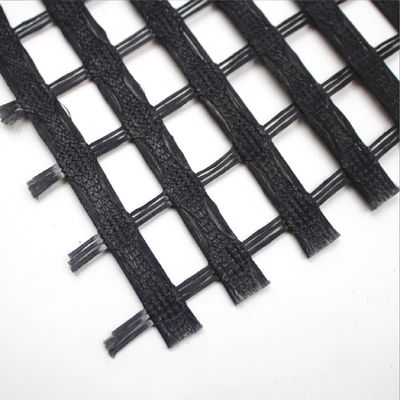 Ενίσχυση οδού 60kn Fiberglass Biaxial Geogrid με πιστοποίηση ISO Standard