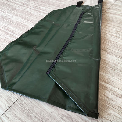 Πιστοποιημένη CE/ISO τσάντα πότισης δέντρων PVC PE χωρητικότητας 75L με δύο σωλήνες άμεσης τροφοδότησης