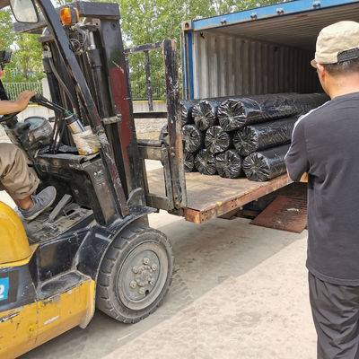 Οδική κατασκευή Γεωγραφικό πλέγμα 50kn Δυνατότητα τέντωσης 80-80 PET για στερεοποίηση οδικής επιφάνειας
