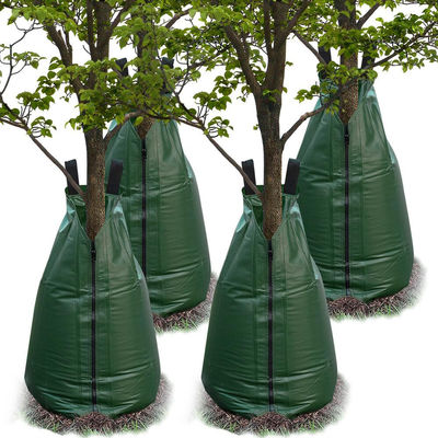 Υψηλής χωρητικότητας 25 γαλόνια 100L PVC δέντρα πότισης σακούλα για πράσινη αργή απελευθέρωση άρδευσης