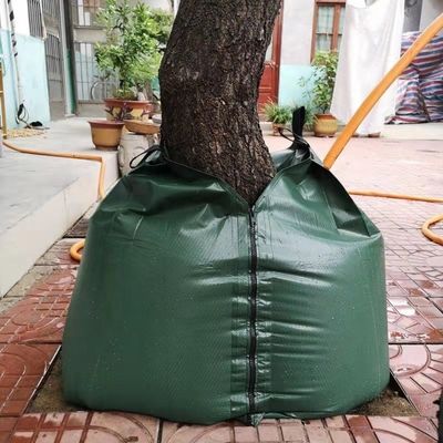 Υψηλής χωρητικότητας 25 γαλόνια 100L PVC δέντρα πότισης σακούλα για πράσινη αργή απελευθέρωση άρδευσης